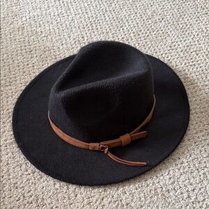 Kids' Black and Brown Fedora Hat